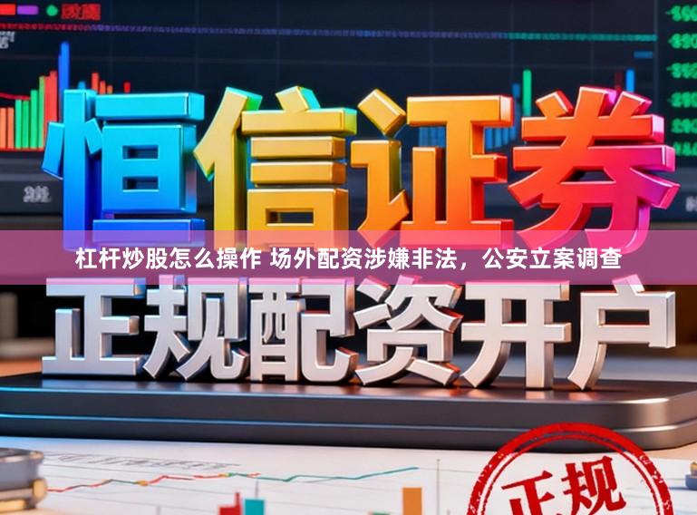杠杆炒股怎么操作 场外配资涉嫌非法,公安立案调查